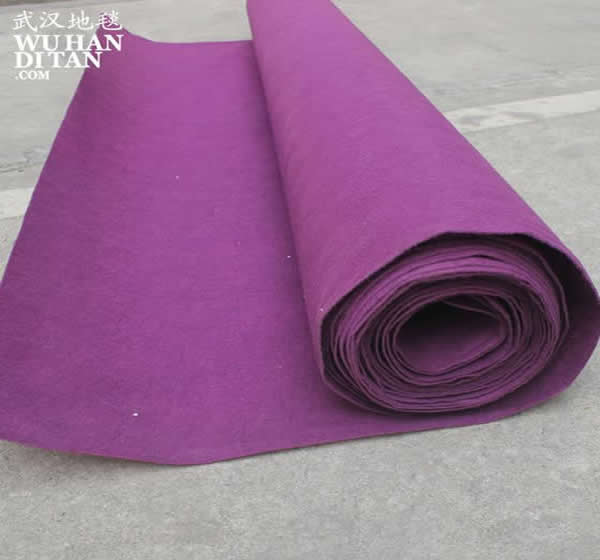 会展庆典婚庆地毯-紫色平纹06